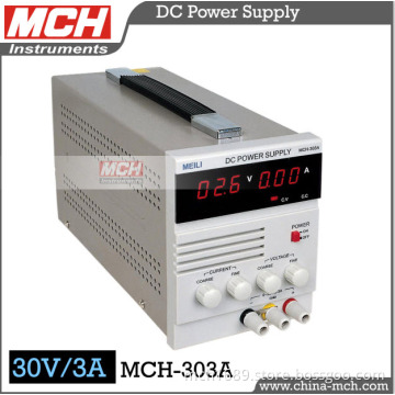 90W 30V 3A Variable DC Power Supply, Variable Single Channel Linear Type Digital DC Power Supply with RoHS and CE (MCH-303A)